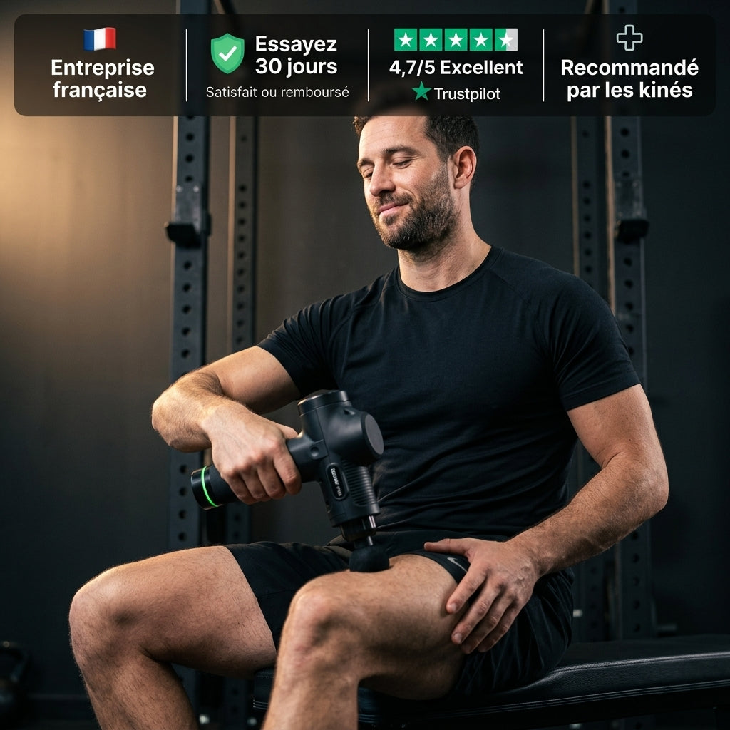 Massage Pistolet De, Avec Sac À Dos Et Valise, Masseur Électrique Professionnel Portatif